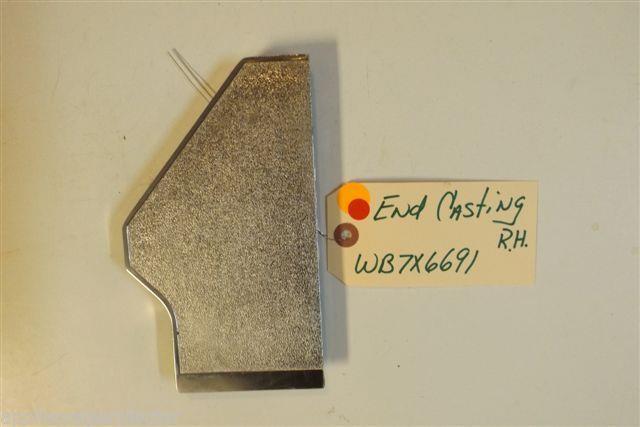 HOTPOINT Stove WB7X6691 End Casting - Rh used part HOTPOINT Stove WB7X6691 End Casting - Rh used part